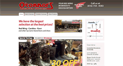 Desktop Screenshot of oconnorsshoes.com